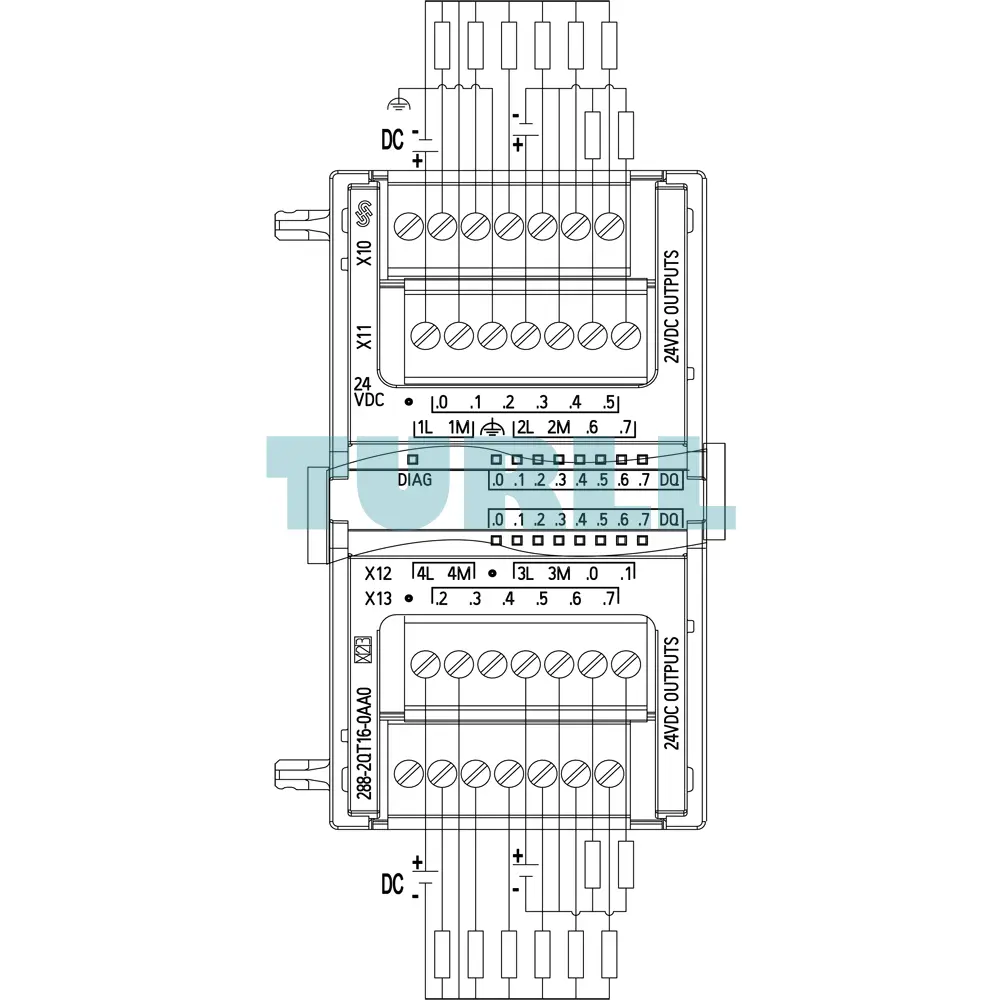 Siemens 6ES7288-2QT16-0AA0 SIMATIC S7-200 SMART Digital Output EM DT16, 16 DO, 24V DC Original Brand New 5 Siemens 6ES7288-2QT16-0AA0 SIMATIC S7-200 SMART Digital Output EM DT16, 16 DO, 24V DC