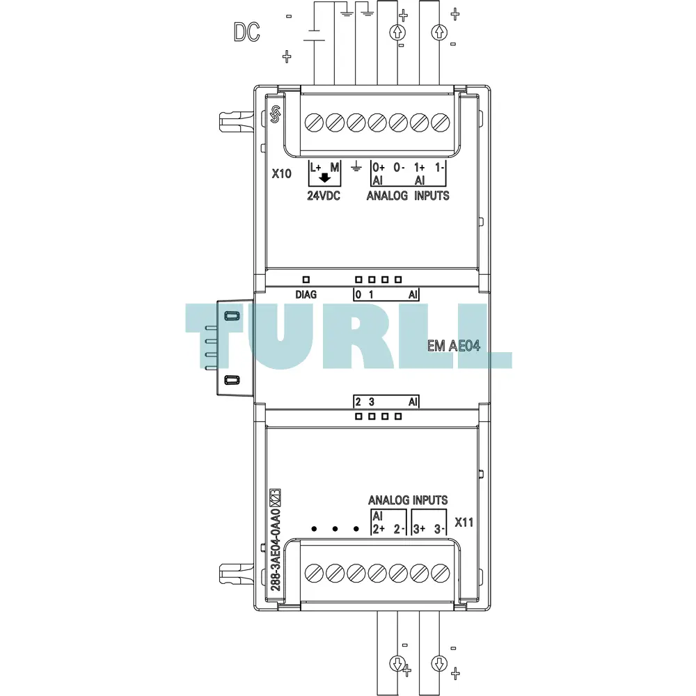 Siemens 6ES7288-3AE04-0AA0 SIMATIC S7-200 SMART Analog Input Module SM AI04 Original Brand New 4 Siemens 6ES7288-3AE04-0AA0 SIMATIC S7-200 SMART Analog Input Module SM AI04