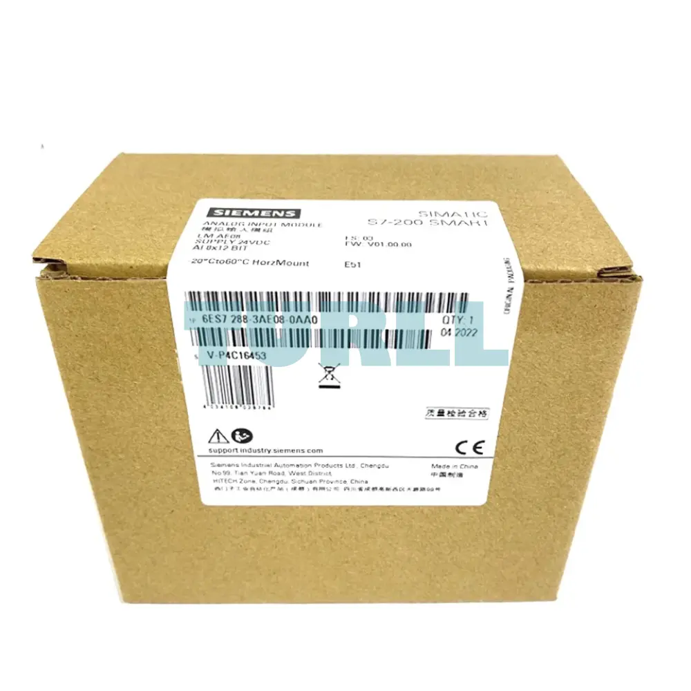 Siemens 6ES7288-3AE08-0AA0 SIMATIC S7-200 SMART Analog Input SM AI08 (8 AI) Original Brand New 3 Siemens 6ES7288-3AE08-0AA0 SIMATIC S7-200 SMART Analog Input SM AI08 (8 AI)