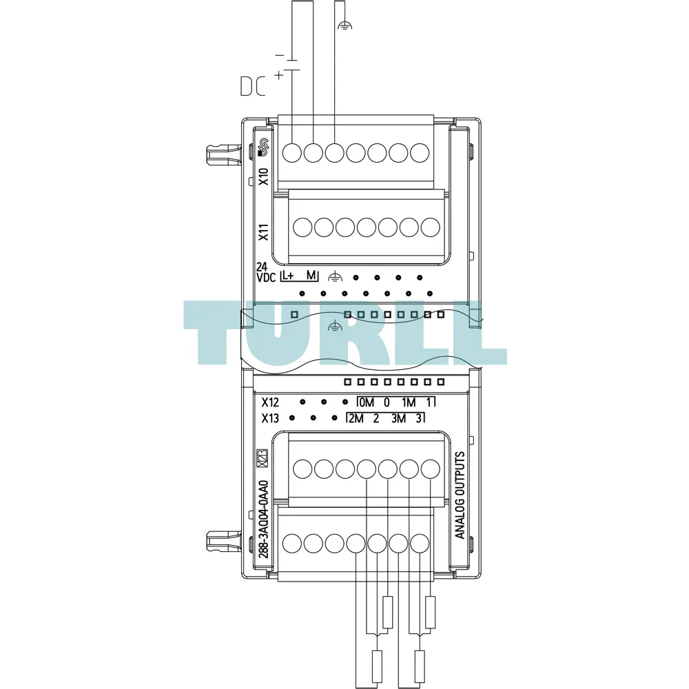 Siemens 6ES7288-3AQ04-0AA0 SIMATIC S7-200 SMART Analog Output SM AQ04, 4 AO Original Brand New 3 Siemens 6ES7288-3AQ04-0AA0 SIMATIC S7-200 SMART Analog Output SM AQ04, 4 AO