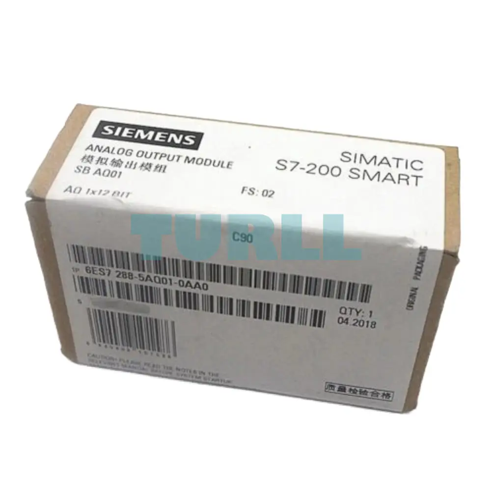 Siemens 6ES7288-5AQ01-0AA0 SIMATIC S7-200 SMART SB AQ01 Analog Output Module Original Brand New 4 Siemens 6ES7288-5AQ01-0AA0 SIMATIC S7-200 SMART SB AQ01 Analog Output Module