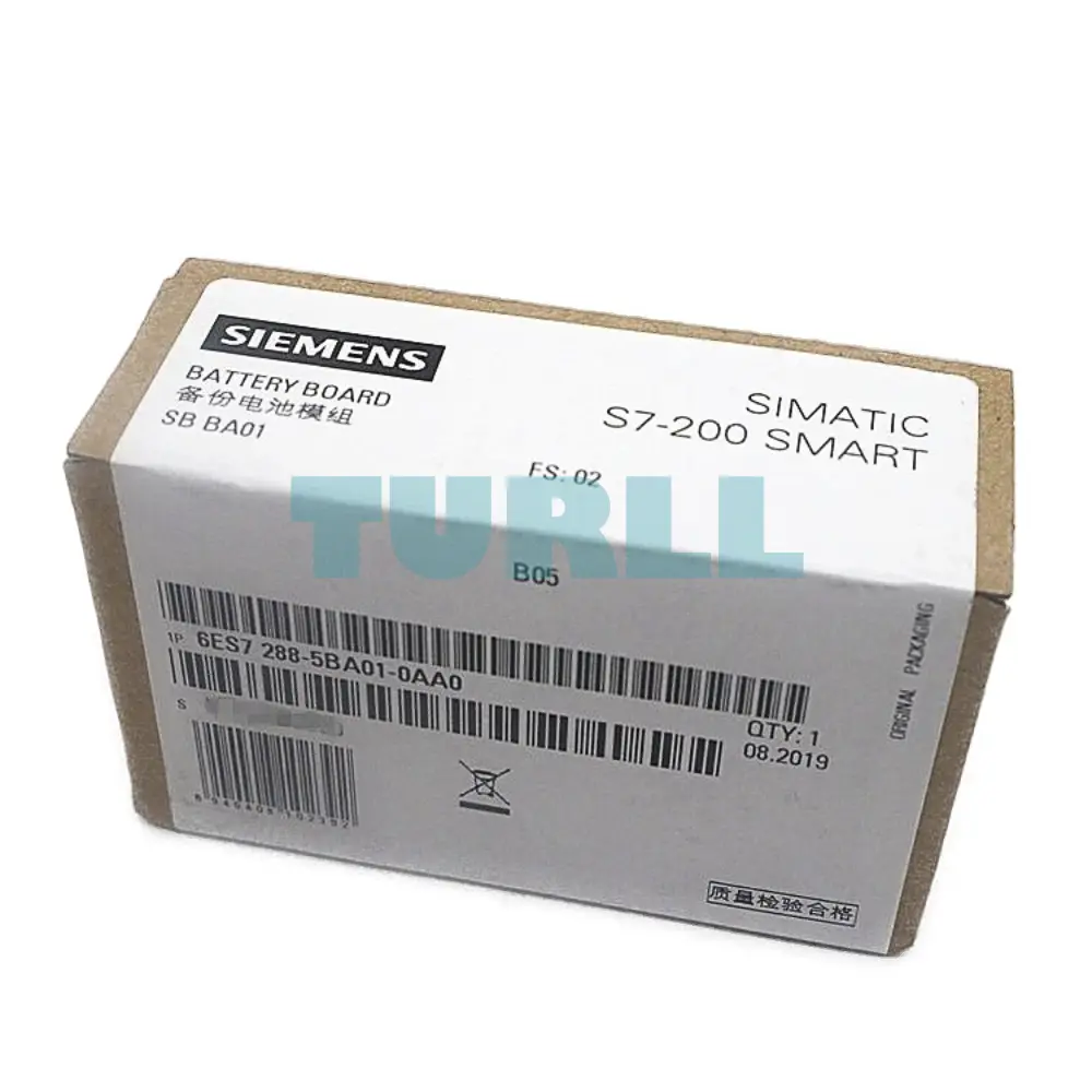 Siemens 6ES7288-5BA01-0AA0 SIMATIC S7-200 SMART Battery Board for Real-Time Clock Original Brand New 4 Siemens 6ES7288-5BA01-0AA0 SIMATIC S7-200 SMART Battery Board for Real-Time Clock