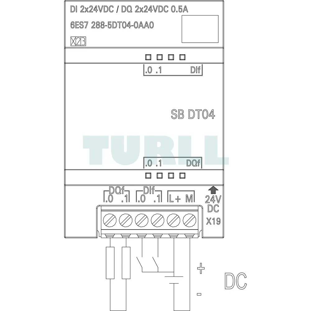 6ES7288-5DT04-0AA0 Siemens SIMATIC S7-200 SMART Digital I/O SB DT04 Original Brand New 3 6ES7288-5DT04-0AA0 Siemens SIMATIC S7-200 SMART Digital I/O SB DT0