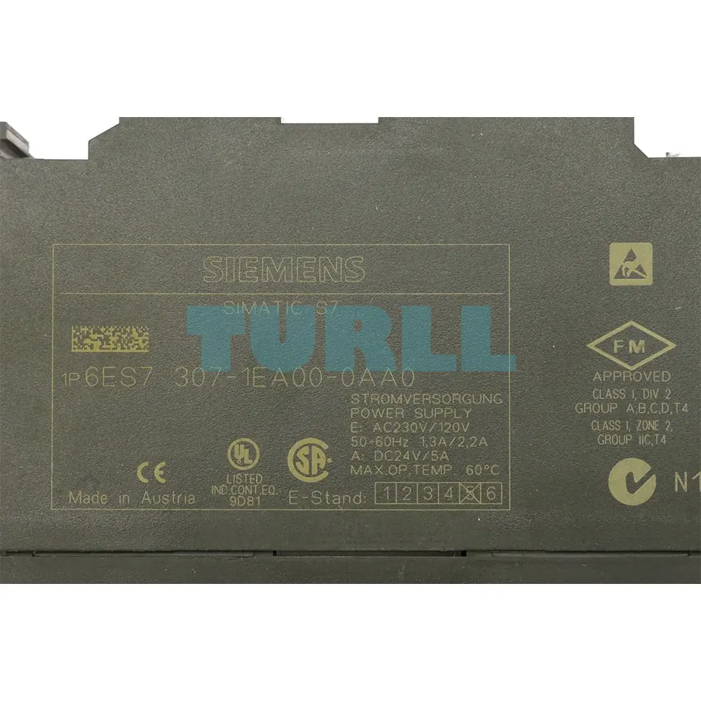 6ES7307-1EA80-0AA0 SIEMENS SIMATIC S7-300 Outdoor Regulated power supply PS307 Original Brand New 6 6ES7307-1EA80-0AA0 SIEMENS SIMATIC S7-300 Outdoor Regulated power supply PS307 Original Brand New - Image 6