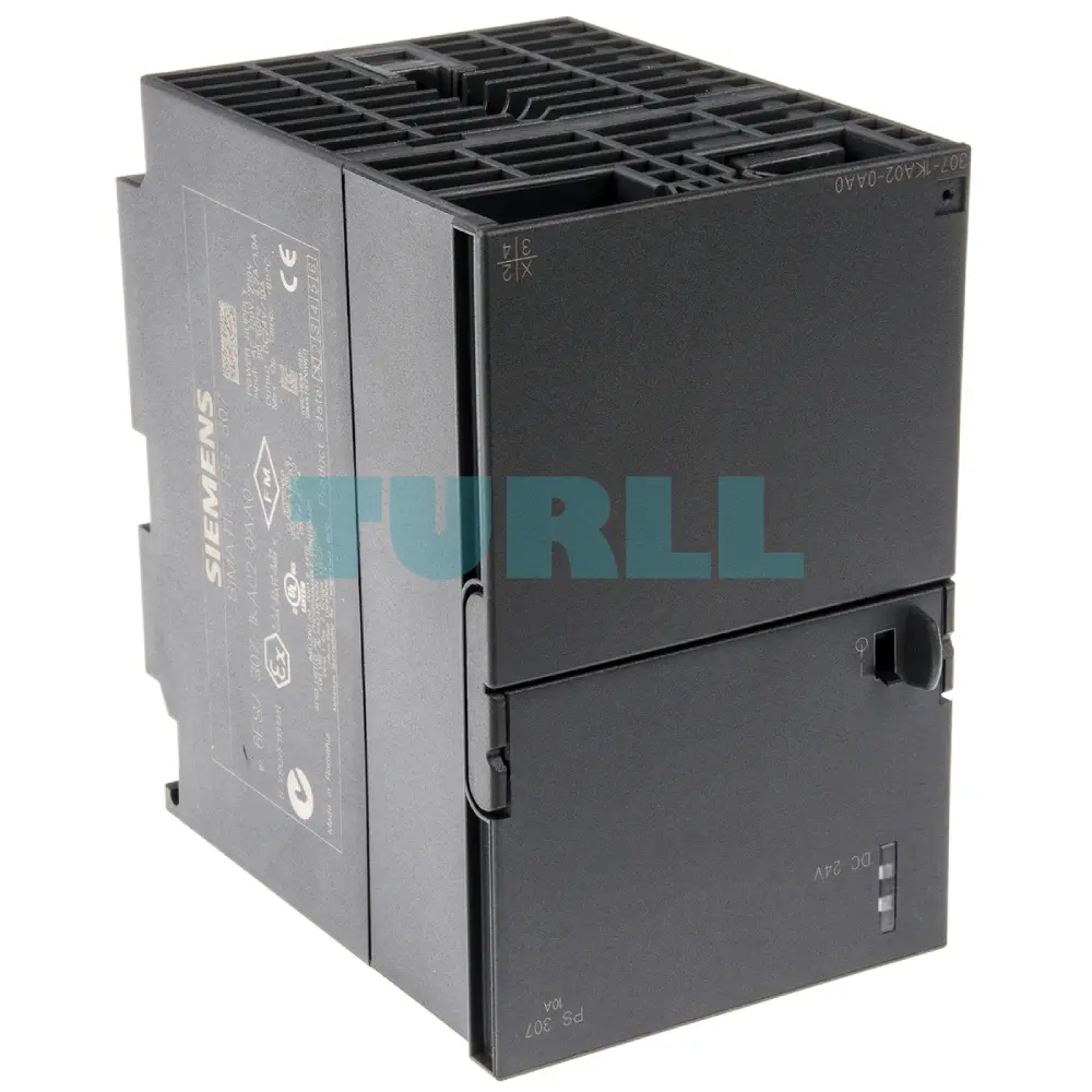 Siemens 6ES7307-1KA02-0AA0 SIMATIC S7-300 PS307 Power Supply, 24V DC, 10A Original Brand New 1 Siemens 6ES7307-1KA02-0AA0 SIMATIC S7-300 PS307 Power Supply, 24V DC, 10A