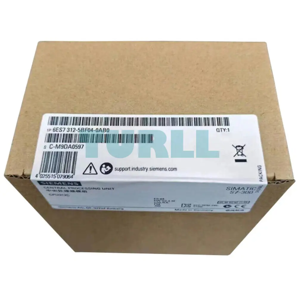 Siemens 6ES7312-5BF04-0AB0 SIMATIC S7-300 CPU 312C Compact PLC Original Brand New 2 Siemens 6ES7312-5BF04-0AB0 SIMATIC S7-300 CPU 312C Compact PLC