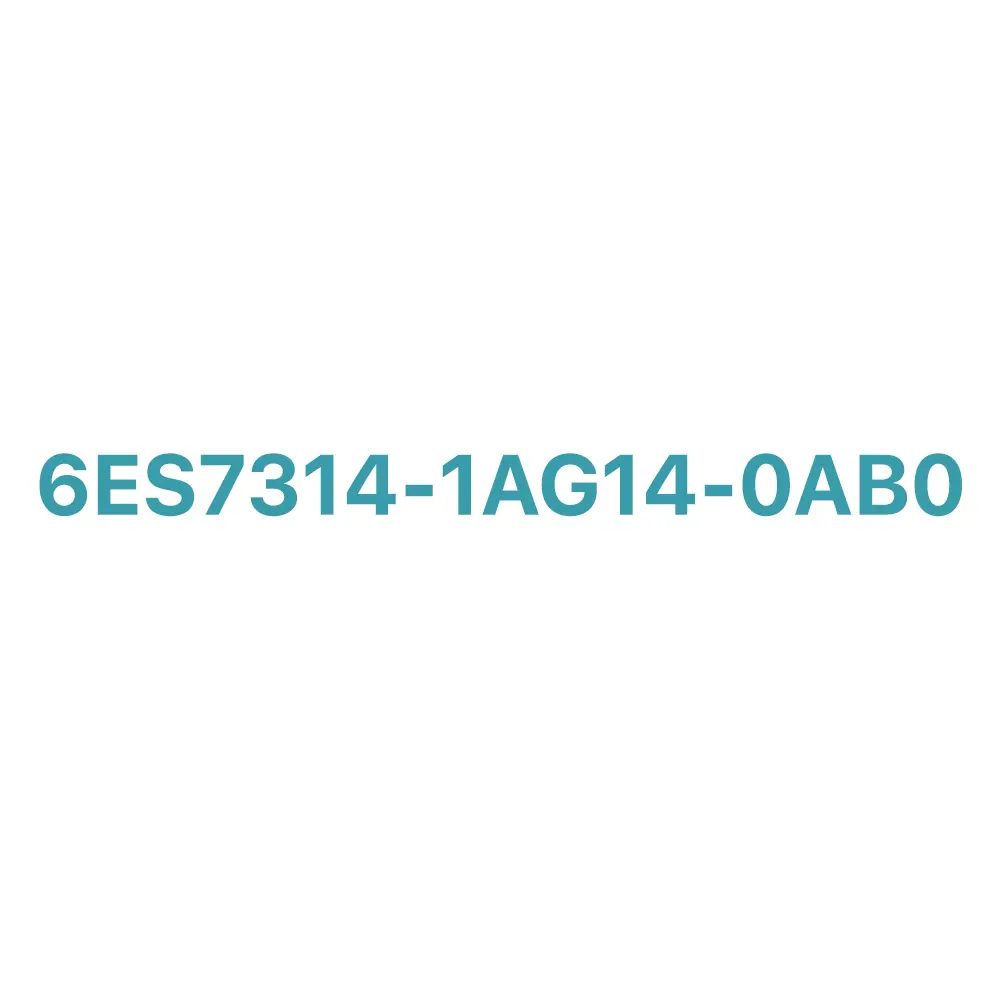 6ES7314-1AG14-0AB0 Siemens SIMATIC S7-300 CPU 314 Original Brand New 6 6ES7314-1AG14-0AB0 Siemens SIMATIC S7-300 CPU 314