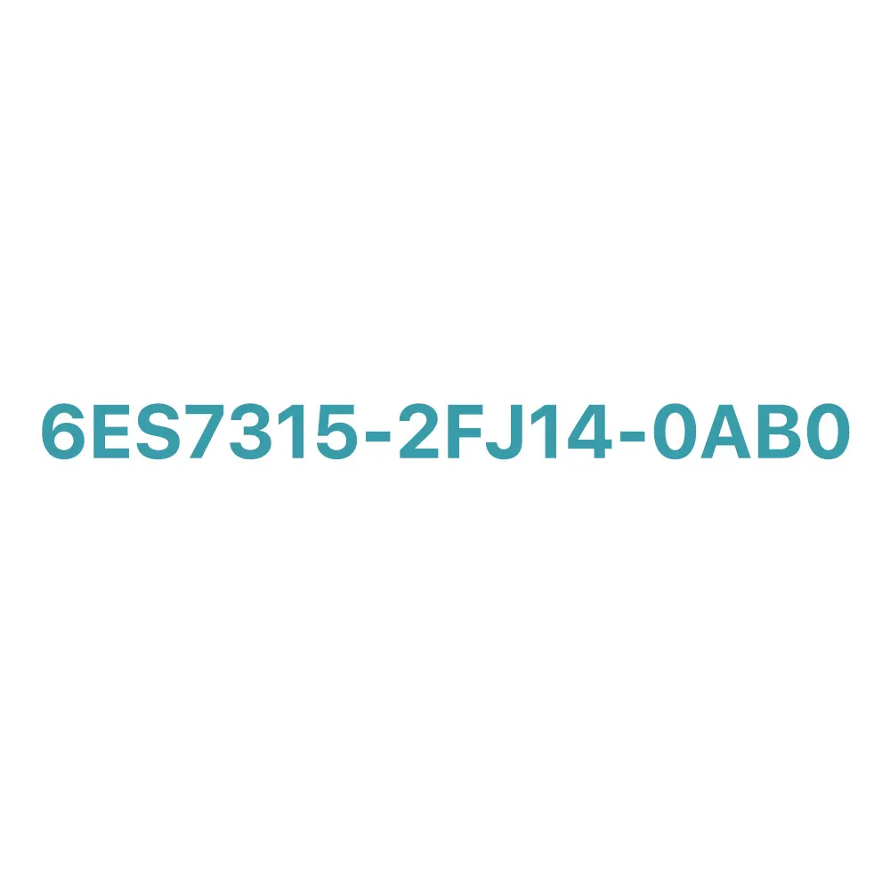 6ES7315-2FJ14-0AB0 Siemens SIMATIC S7-300 CPU315F-2 PN/DP Original Brand New 6 6ES7315-2FJ14-0AB0 Siemens SIMATIC S7-300 CPU315F-2 PN/DP