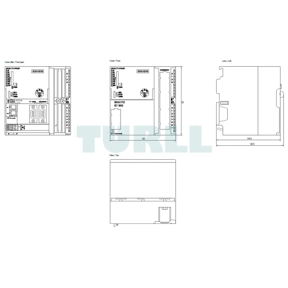 6ES7317-7TK10-0AB0 Siemens SIMATIC S7-300 CPU 317T-3 PN/DP Original Brand New 2 6ES7317-7TK10-0AB0 Siemens SIMATIC S7-300 CPU 317T-3 PN/DP