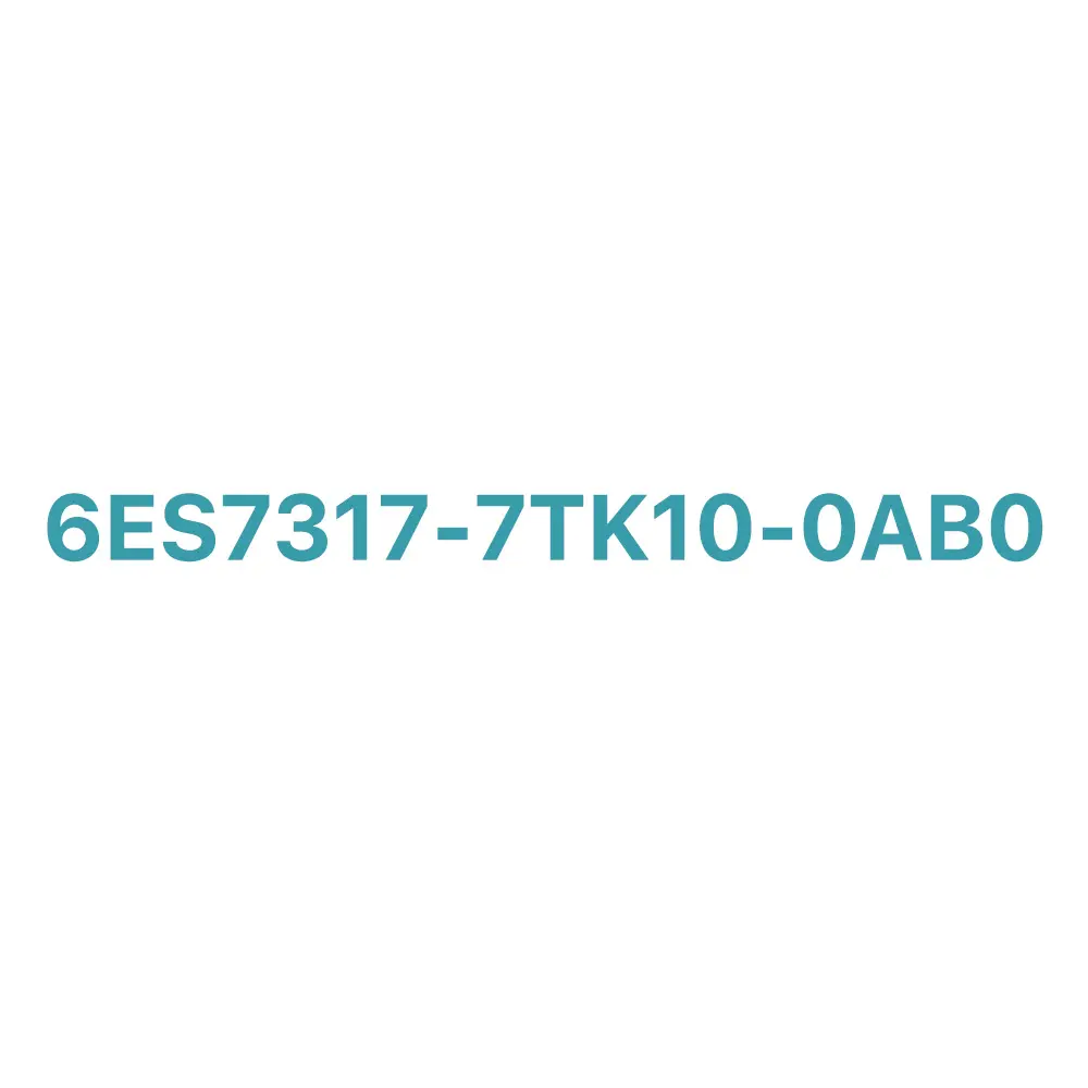 6ES7317-7TK10-0AB0 Siemens SIMATIC S7-300 CPU 317T-3 PN/DP Original Brand New 3 6ES7317-7TK10-0AB0 Siemens SIMATIC S7-300 CPU 317T-3 PN/DP