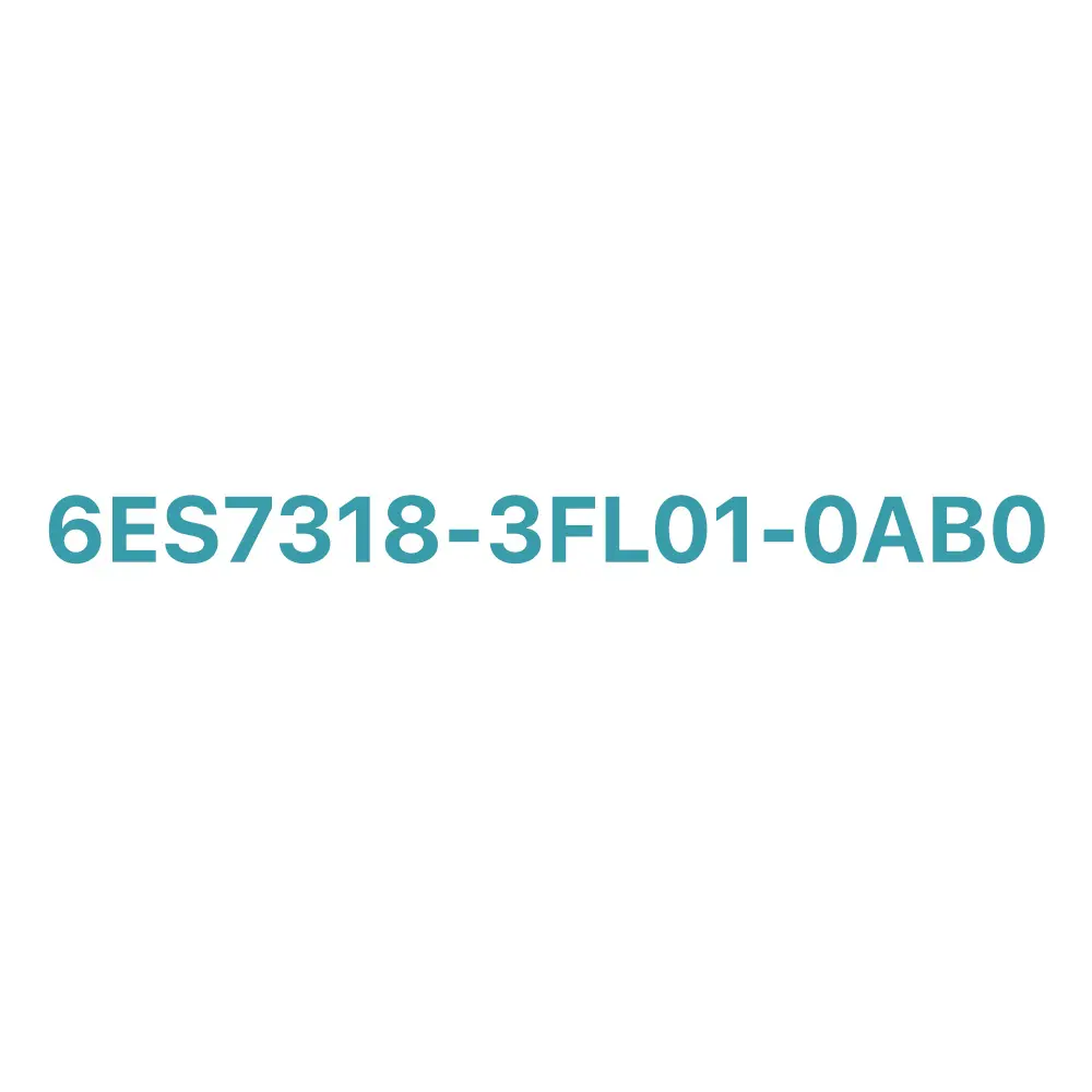 6ES7318-3FL01-0AB0 Siemens SIMATIC S7-300 CPU319F-3 PN/DP Original Brand New 6 6ES7318-3FL01-0AB0 Siemens SIMATIC S7-300 CPU319F-3 PN/DP