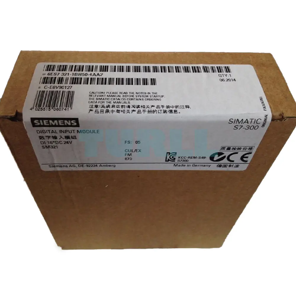 6ES7321-1BH50-4AA2 Siemens SIMATIC S7-300 IO-Module Bundle Original Brand New 2 6ES7321-1BH50-4AA2 Siemens SIMATIC S7-300 IO-Module Bundle