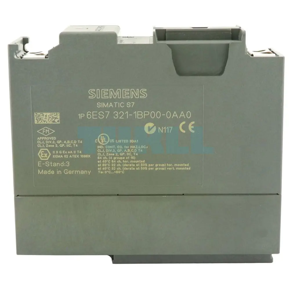 6ES7321-1BP00-0AA0 Siemens SIMATIC S7-300 Digital Input SM 321 Original Brand New 4 6ES7321-1BP00-0AA0 Siemens SIMATIC S7-300 Digital Input SM 321