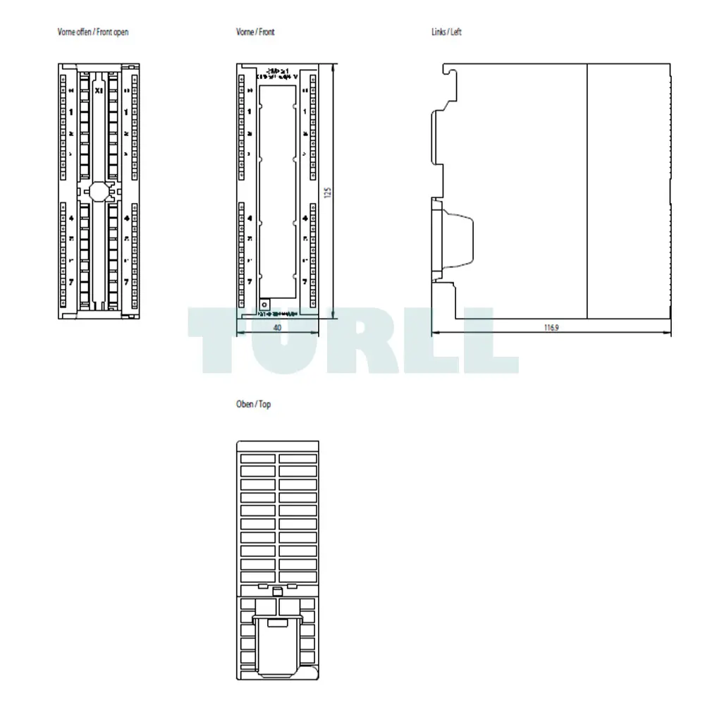 6ES7321-1CH00-0AA0 Siemens SIMATIC S7-300 Digital Input SM 321 Original Brand New 5 6ES7321-1CH00-0AA0 Siemens SIMATIC S7-300 Digital Input SM 321