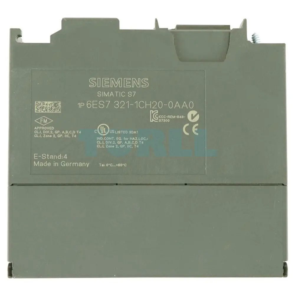 6ES7321-1CH20-0AA0 Siemens SIMATIC S7-300 Digital Input SM 321 Original Brand New 4 6ES7321-1CH20-0AA0 Siemens SIMATIC S7-300 Digital Input SM 321