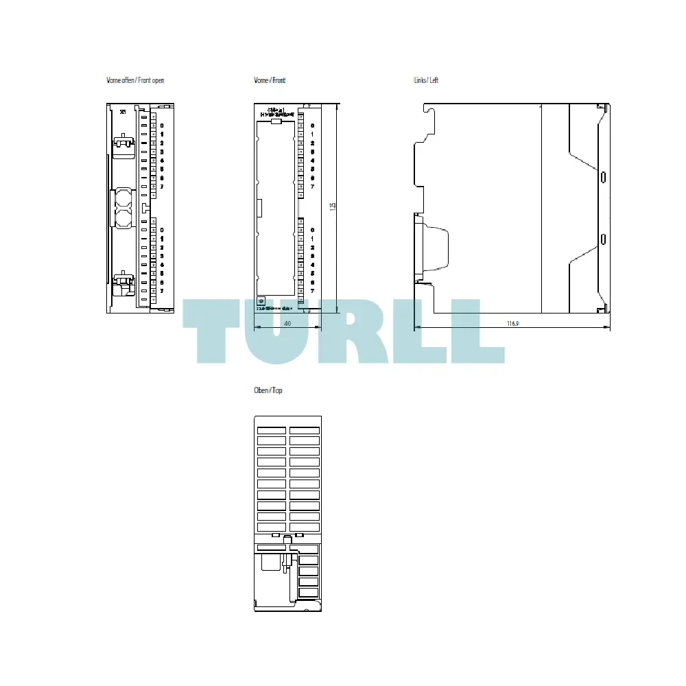 Siemens 6ES7321-1FH00-0AA0 SIMATIC S7-300 Digital Input SM 321, 16 DI, 120/230V AC Original Brand New 3 Siemens 6ES7321-1FH00-0AA0 SIMATIC S7-300 Digital Input SM 321, 16 DI, 120/230V AC