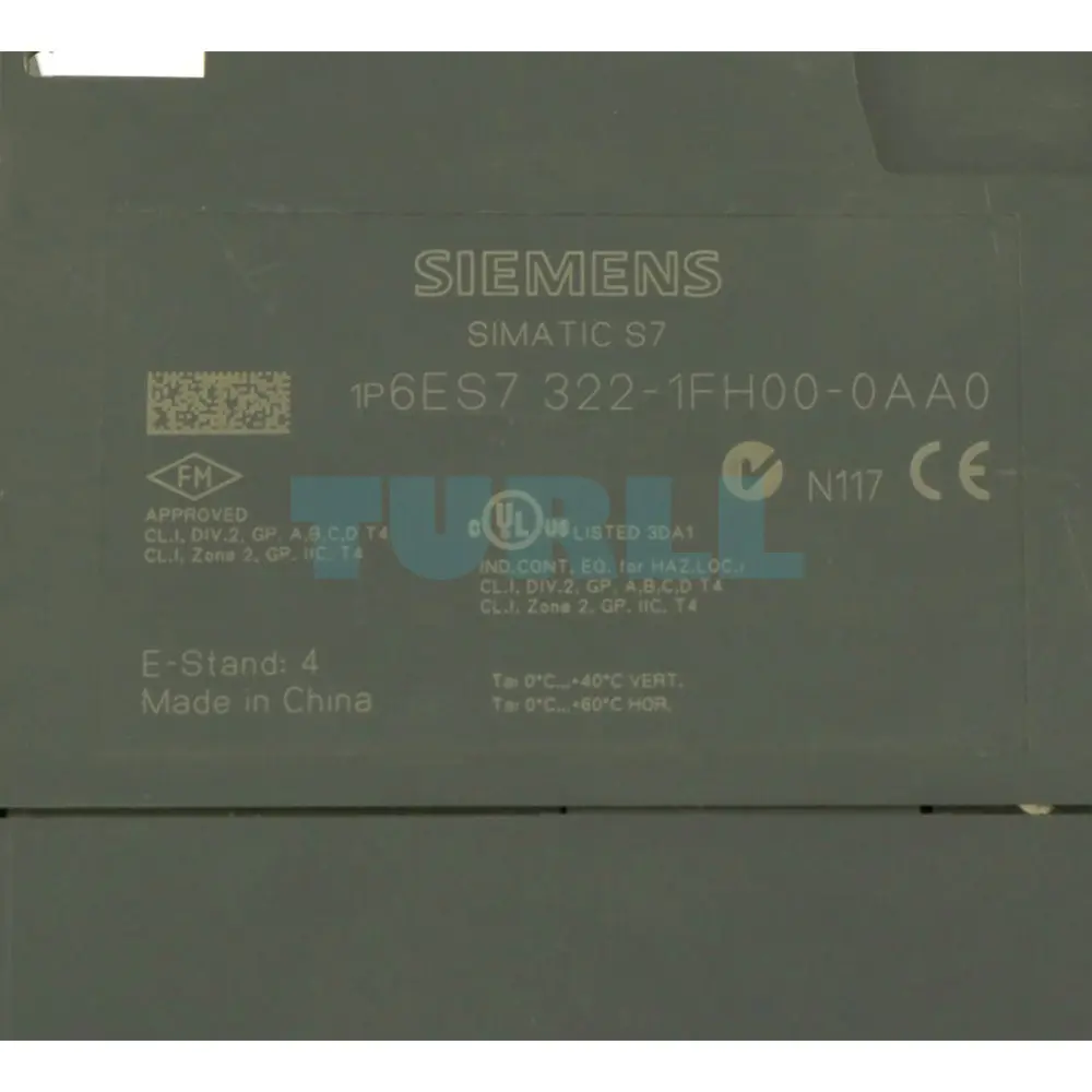 6ES7322-1FH00-0AA0 Siemens SIMATIC S7-300 SM 322 Original Brand New 4 6ES7322-1FH00-0AA0-PLC-S7-300
