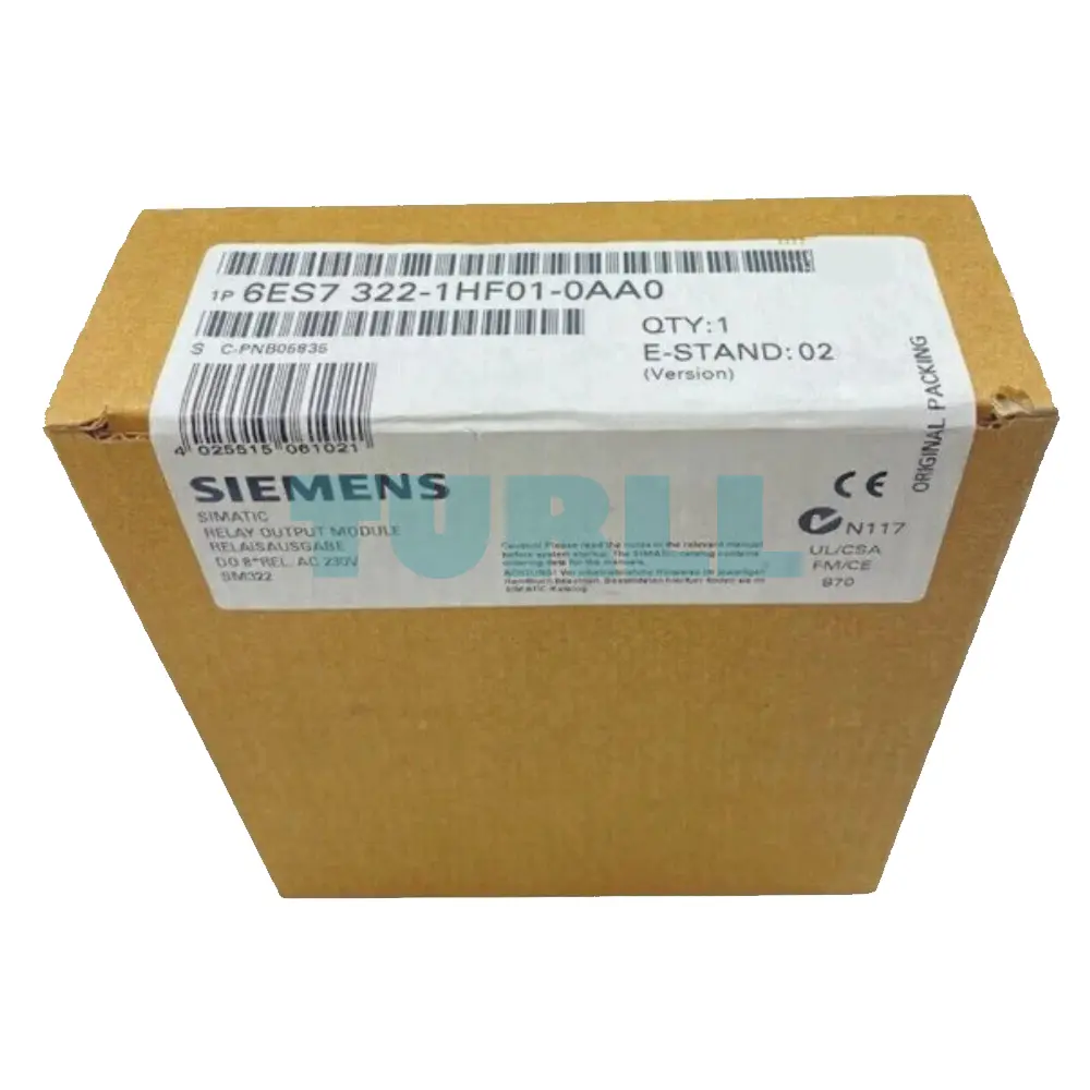 Siemens 6ES7322-1HF01-0AA0 SIMATIC S7-300 Digital Output SM 322, 8 DO Relay Original Brand New 5 Siemens 6ES7322-1HF01-0AA0 SIMATIC S7-300 Digital Output SM 322, 8 DO Relay