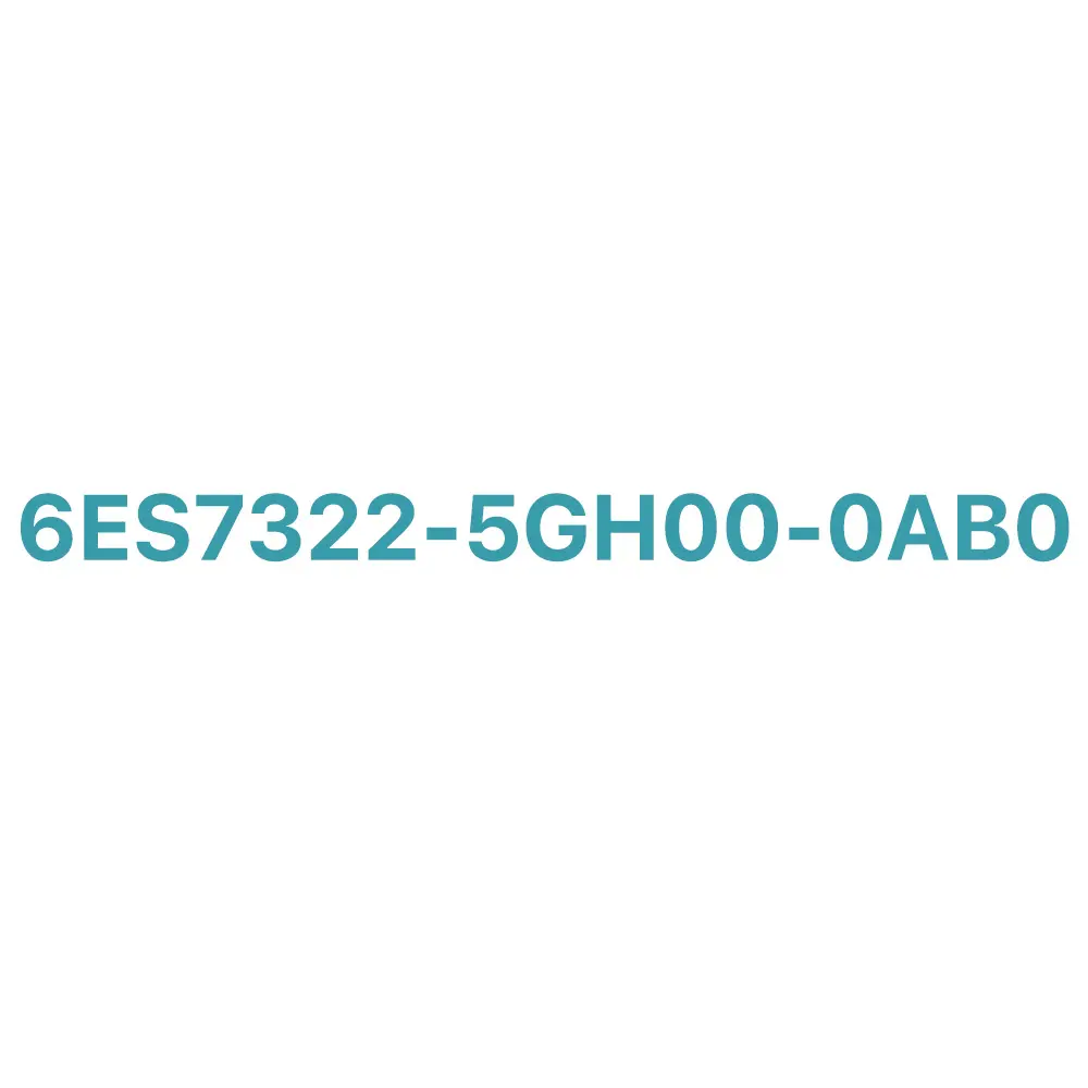 6ES7322-5GH00-0AB0 Siemens SIMATIC S7-300 Digital Output SM 322 Original Brand New 6 6ES7322-5GH00-0AB0 Siemens SIMATIC S7-300 Digital Output SM 322