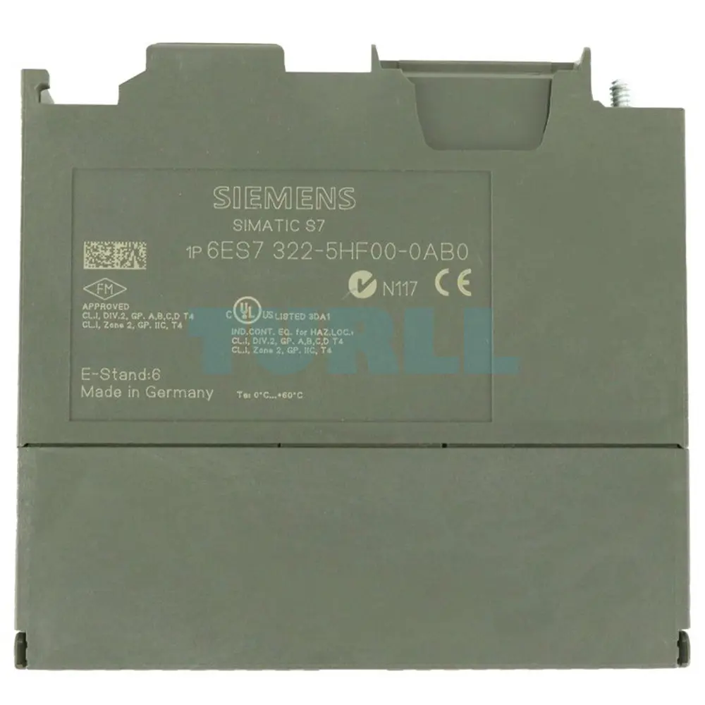 6ES7322-5HF00-0AB0 Siemens SIMATIC S7-300 Digital Output SM 322 Original Brand New 4 6ES7322-5HF00-0AB0 Siemens SIMATIC S7-300 Digital Output SM 322