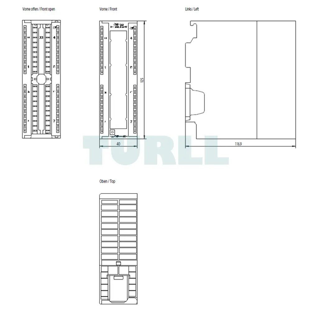 6ES7322-5HF00-0AB0 Siemens SIMATIC S7-300 Digital Output SM 322 Original Brand New 5 6ES7322-5HF00-0AB0 Siemens SIMATIC S7-300 Digital Output SM 322