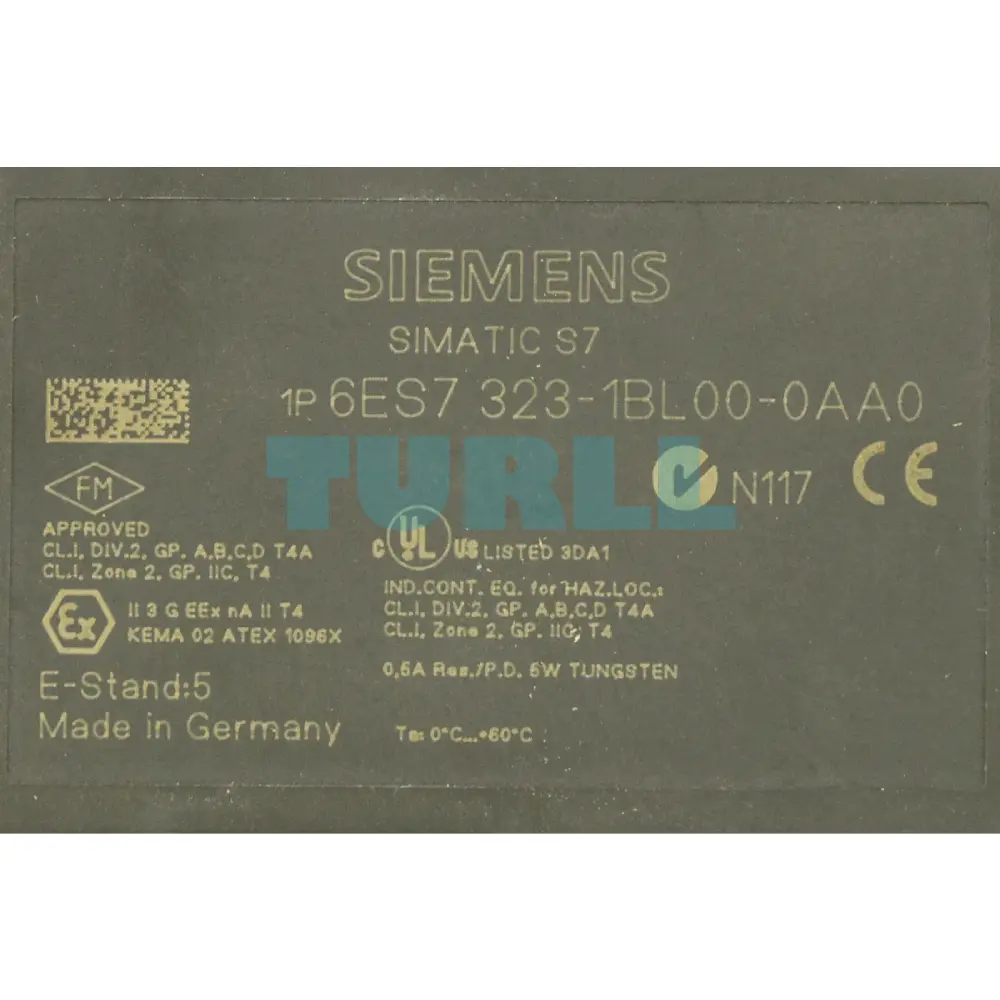 Siemens 6ES7323-1BL00-0AA0 SIMATIC S7-300 Digital Module SM 323, 16 DI/16 DO Original Brand New 3 Siemens 6ES7323-1BL00-0AA0 SIMATIC S7-300 Digital Module SM 323, 16 DI/16 DO