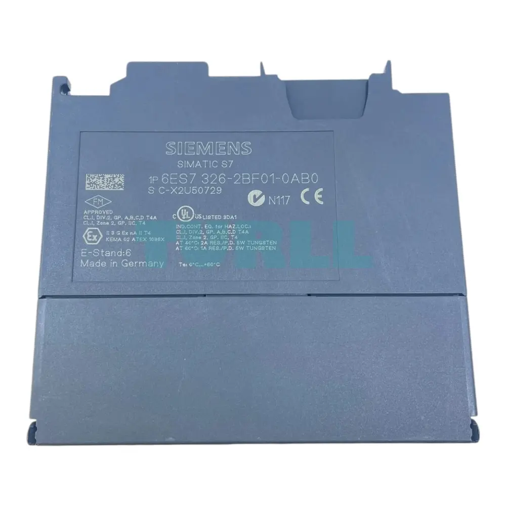 6ES7326-2BF01-0AB0 Siemens SIMATIC S7 Digital Output SM 326 Original Brand New 5 6ES7326-2BF01-0AB0 Siemens SIMATIC S7 Digital Output SM 326