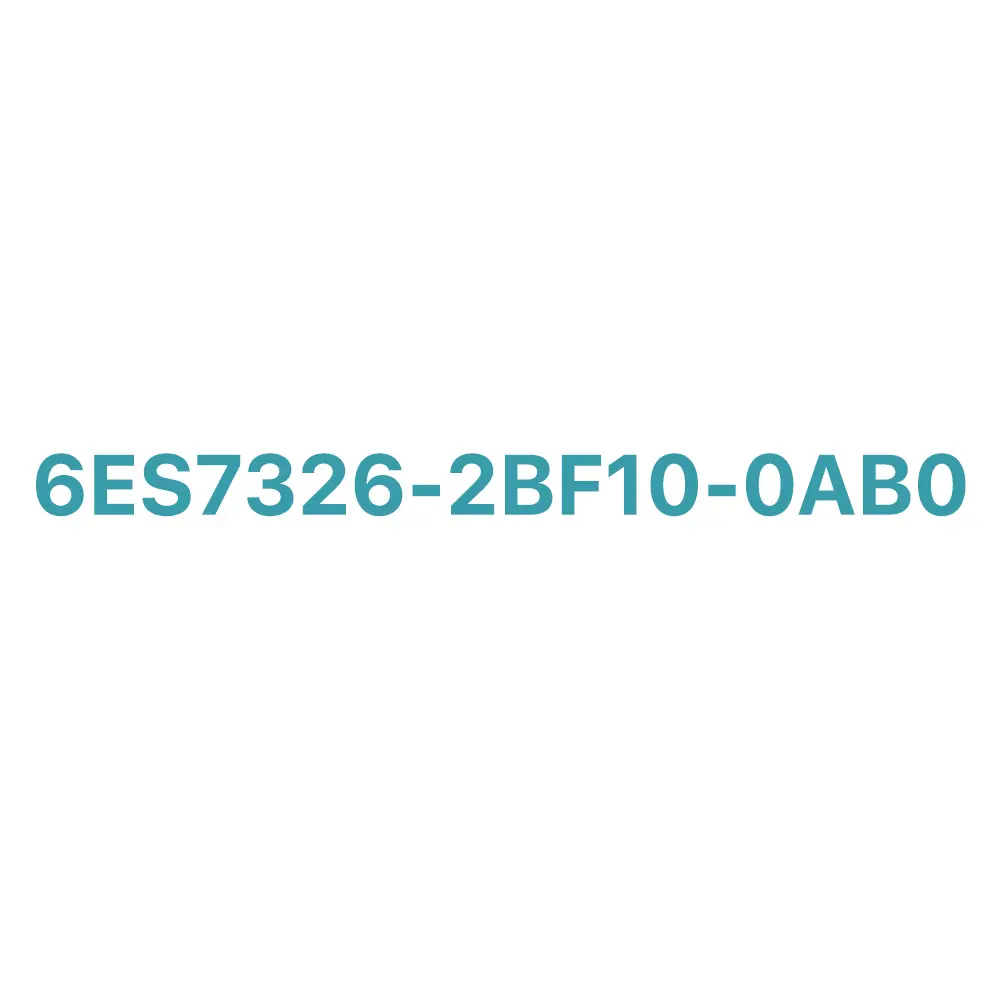 6ES7326-2BF10-0AB0 Siemens SIMATIC S7 Digital Output SM 326 Original Brand New 6 6ES7326-2BF10-0AB0 Siemens SIMATIC S7 Digital Output SM 326