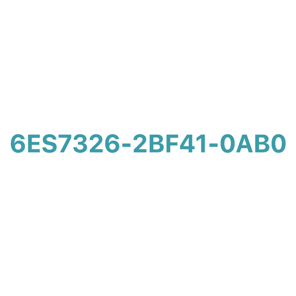 6ES7326-2BF41-0AB0 Siemens SIMATIC S7 Digital Output SM 326 Original Brand New 6 6ES7326-2BF41-0AB0 Siemens SIMATIC S7 Digital Output SM 326
