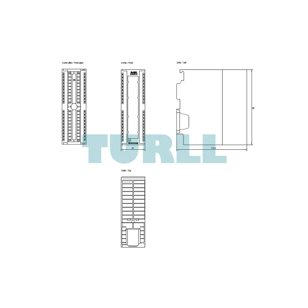 Siemens 6ES7331-1KF02-0AB0 SIMATIC S7-300 Analog Input SM 331, 8 AI, 13-Bit Original Brand New 5 Siemens 6ES7331-1KF02-0AB0 SIMATIC S7-300 Analog Input SM 331, 8 AI, 13-Bit
