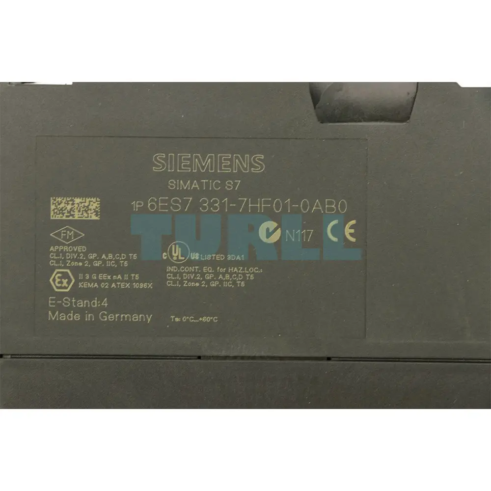 6ES7331-7HF01-0AB0 Siemens SIMATIC S7-300 Analog Input SM 331 Original Brand New 4 6ES7331-7HF01-0AB0 Siemens SIMATIC S7-300 Analog Input SM 331