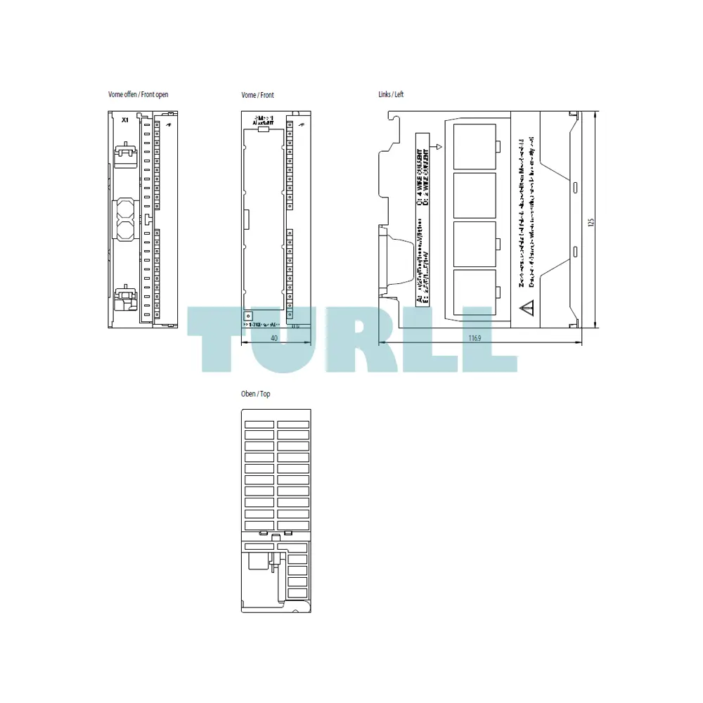 Siemens 6ES7331-7KB02-0AB0 SIMATIC S7-300 Analog Input Module SM 331 Original Brand New 6 Siemens 6ES7331-7KB02-0AB0 SIMATIC S7-300 Analog Input Module SM 331