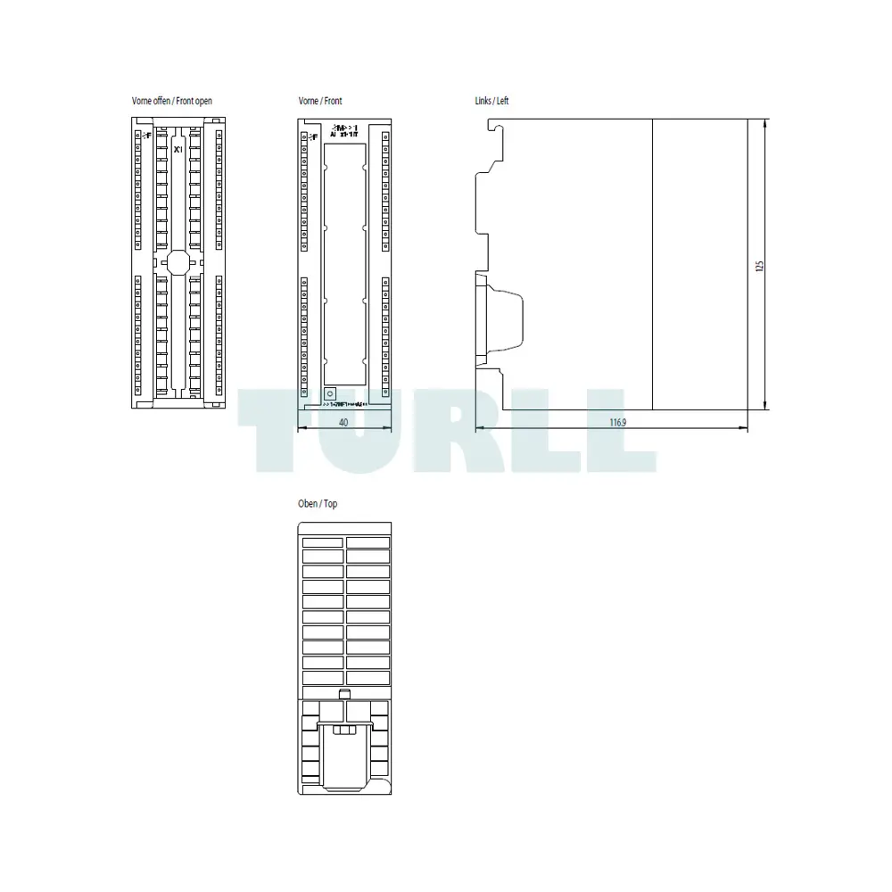 6ES7331-7NF10-0AB0 Siemens SIMATIC S7-300 Analog Input SM 331 Original Brand New 2 6ES7331-7NF10-0AB0 Siemens SIMATIC S7-300 Analog Input SM 331