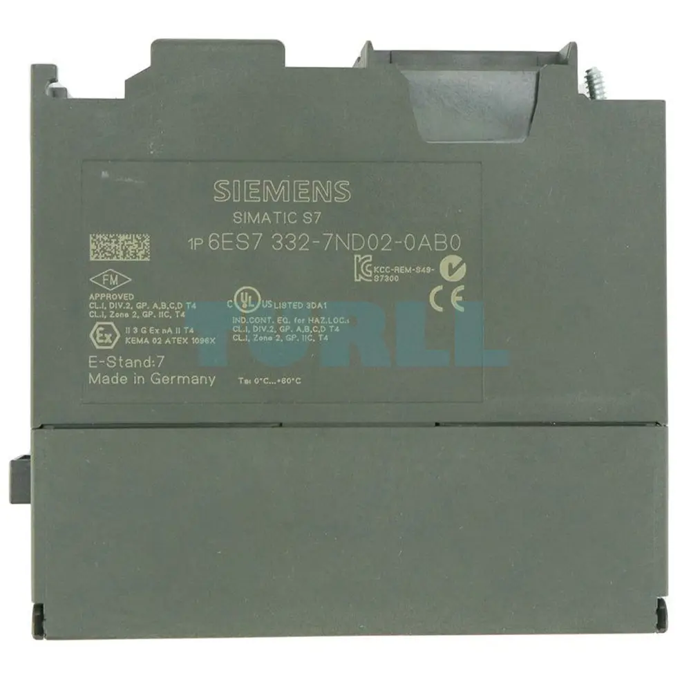 6ES7332-7ND02-0AB0 Siemens SIMATIC S7-300 Analog Output SM 332 Original Brand New 4 6ES7332-7ND02-0AB0 Siemens SIMATIC S7-300 Analog Output SM 332