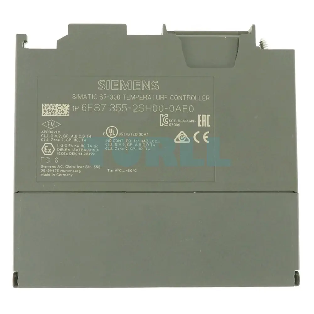 6ES7355-2SH00-0AE0 Siemens SIMATIC S7-300 Temperature Control Unit FM 355-2S Original Brand New 4 6ES7355-2SH00-0AE0 Siemens SIMATIC S7-300 Temperature Control Unit FM 355-2S