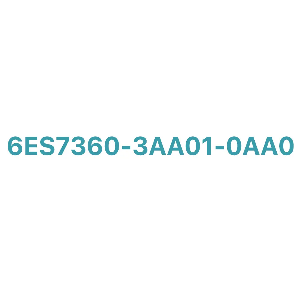 6ES7360-3AA01-0AA0 Siemens SIMATIC S7-300 Connection IM 360 Original Brand New 6 6ES7360-3AA01-0AA0 Siemens SIMATIC S7-300 Connection IM 360