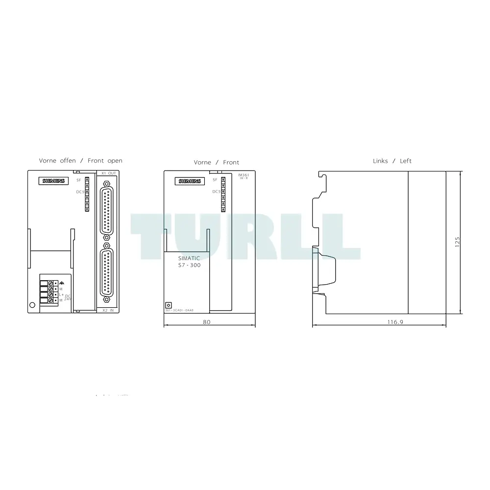 6ES7361-3CA01-0AA0 Siemens SIMATIC S7-300 Connection IM 361 Original Brand New 5 6ES7361-3CA01-0AA0 Siemens SIMATIC S7-300 Connection IM 361