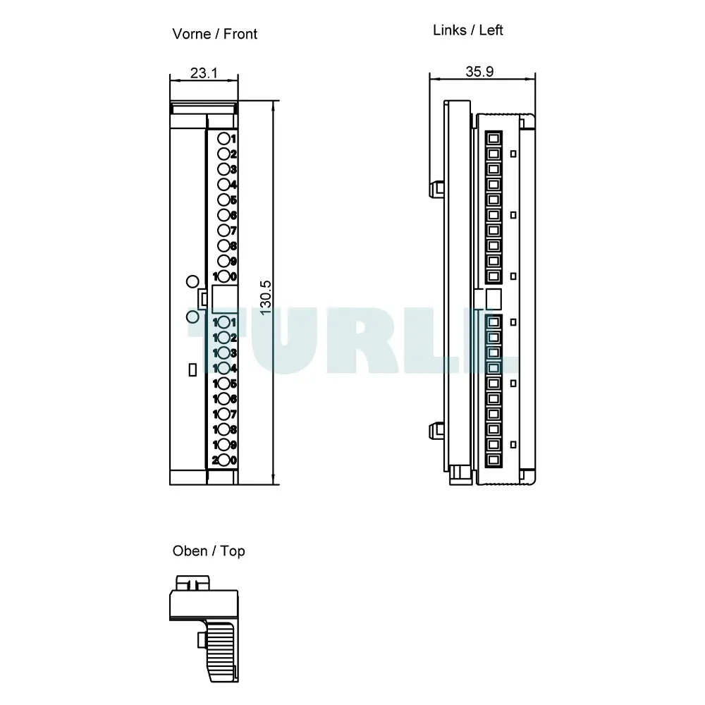 6ES7392-1AJ00-1AB0 Siemens SIMATIC S7-300 Front Connector Original Brand New 2 6ES7392-1AJ00-1AB0 Siemens SIMATIC S7-300 Front Connector