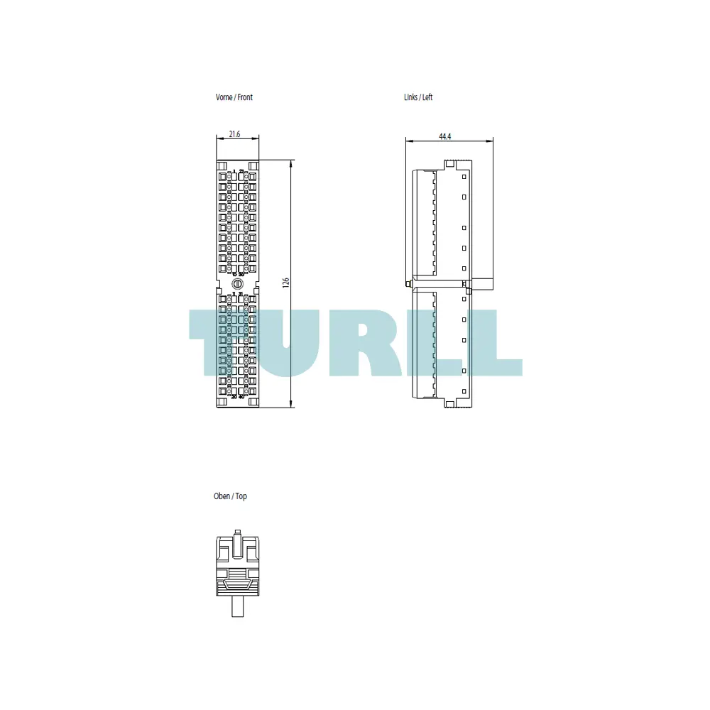 Siemens 6ES7392-1BM01-0AA0 SIMATIC S7-300 Front Connector, 40-Pole, Spring-Loaded Contact Original Brand New 5 Siemens 6ES7392-1BM01-0AA0 SIMATIC S7-300 Front Connector, 40-Pole, Spring-Loaded Contact