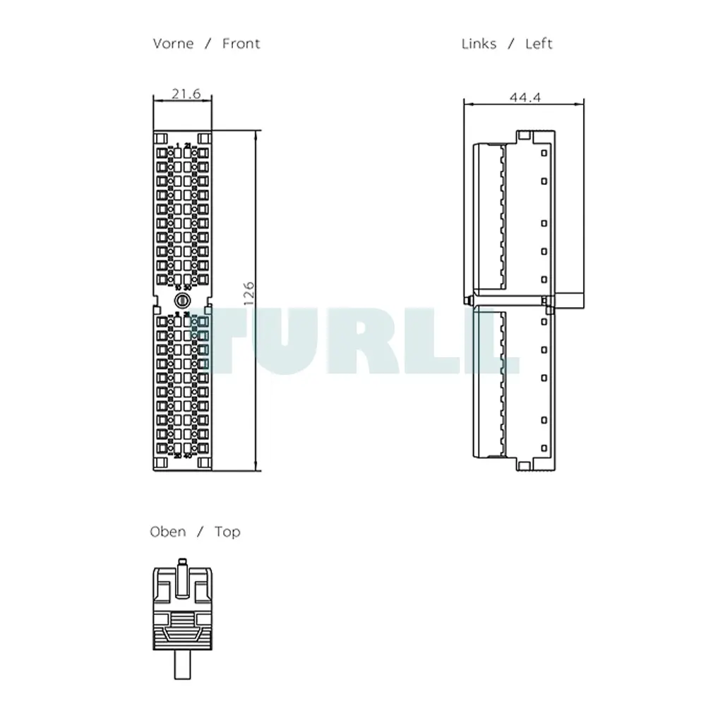 6ES7392-1BM01-1AB0 Siemens SIMATIC S7-300 Front Connector Original Brand New 3 6ES7392-1BM01-1AB0 Siemens SIMATIC S7-300 Front Connector