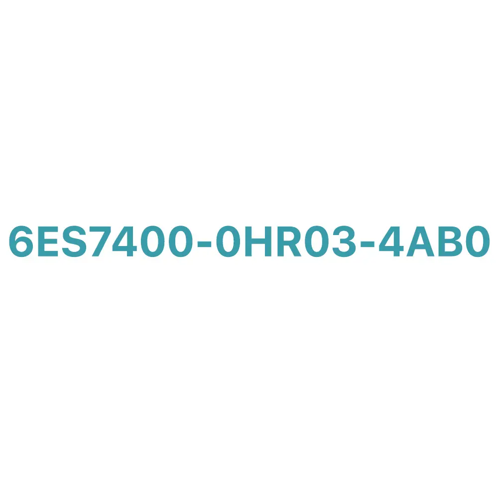 6ES7400-0HR03-4AB0 SIEMENS Exclusive SIMATIC S7-400H 416-5H High-Availability System Bundle Original Brand New 2 6ES7400-0HR03-4AB0 SIEMENS SIMATIC S7-400H 416-5H High-Availability System Bundle