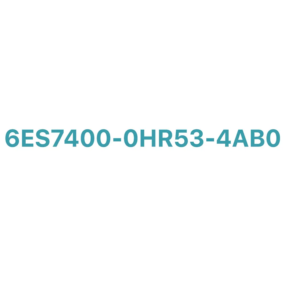 6ES7400-0HR53-4AB0 SIEMENS Exclusive SIMATIC S7-400H 416-5H High-Availability System Bundle Original Brand New 2 6ES7400-0HR53-4AB0 SIEMENS SIMATIC S7-400H 416-5H High-Availability System Bundle