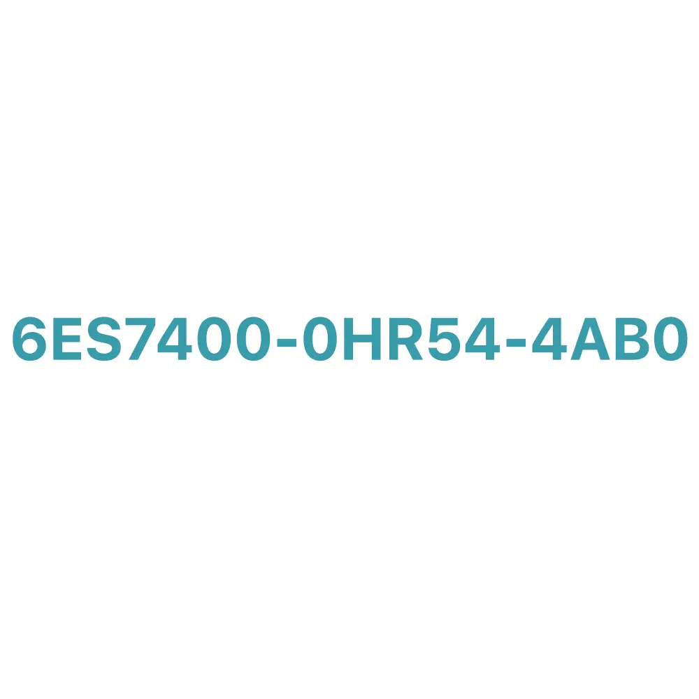 6ES7400-0HR54-4AB0 SIEMENS Exclusive SIMATIC S7-400H 417-5H High-Availability System Bundle Original Brand New 2 6ES7400-0HR54-4AB0 SIEMENS SIMATIC S7-400H 417-5H High-Availability System Bundle
