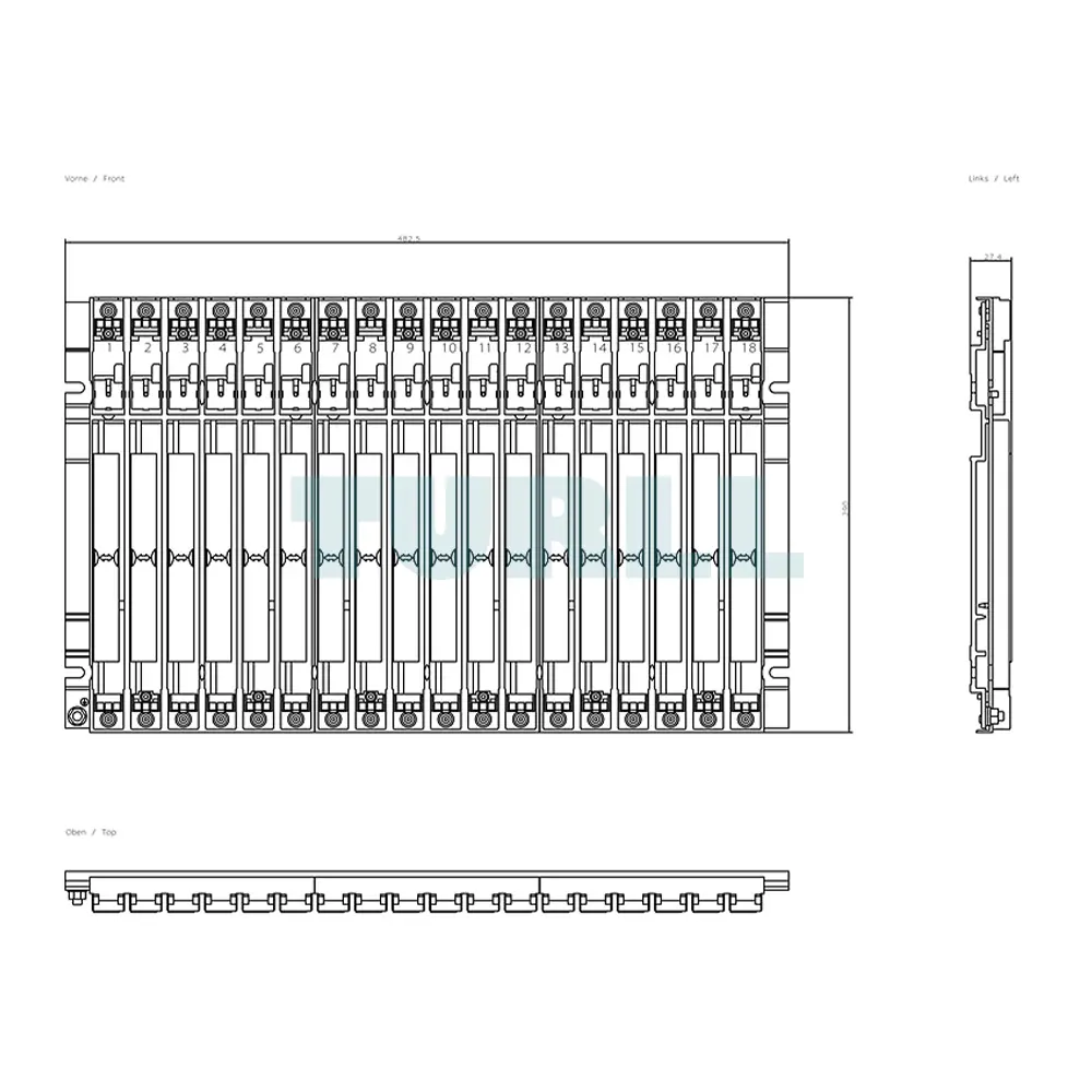 6ES7400-1TA01-0AA0 SIEMENS Exclusive SIMATIC S7-400 UR1 Central Rack 18-Slot Original Brand New 5 6ES7400-1TA01-0AA0 SIEMENS SIMATIC S7-400 UR1 18-Slot Central Rack