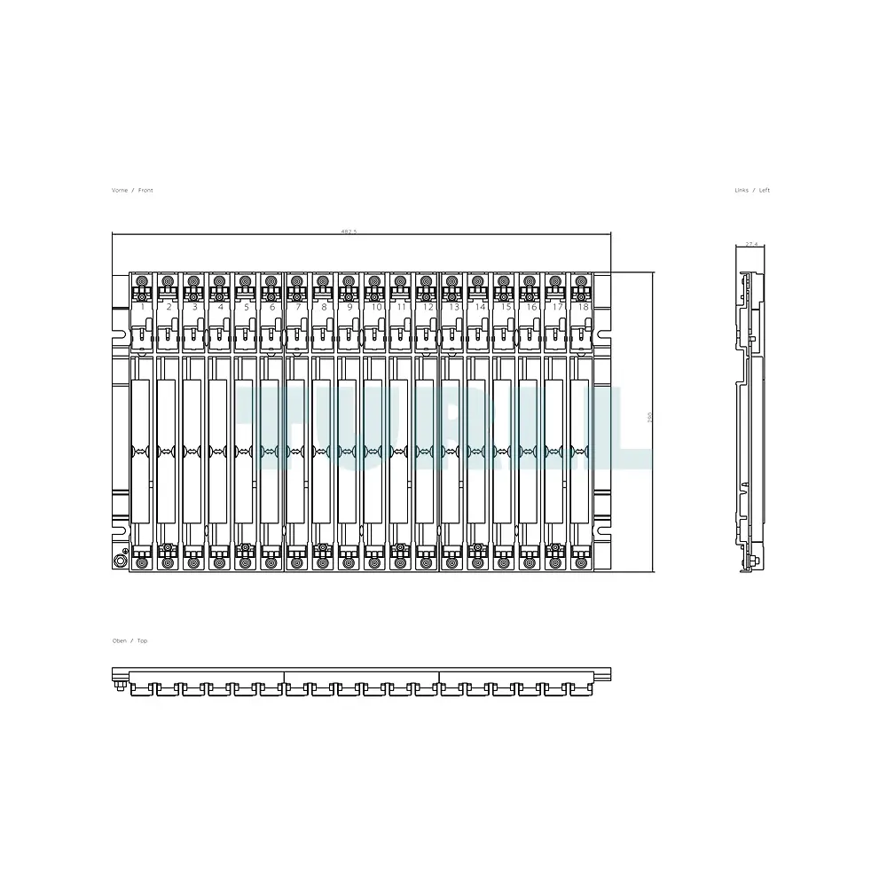 6ES7400-1TA11-0AA0 SIEMENS Exclusive SIMATIC S7-400 UR1 Aluminum Central Rack 18-Slot Original Brand New 3 6ES7400-1TA11-0AA0 SIEMENS SIMATIC S7-400 UR1 Aluminum 18-Slot Central Rack