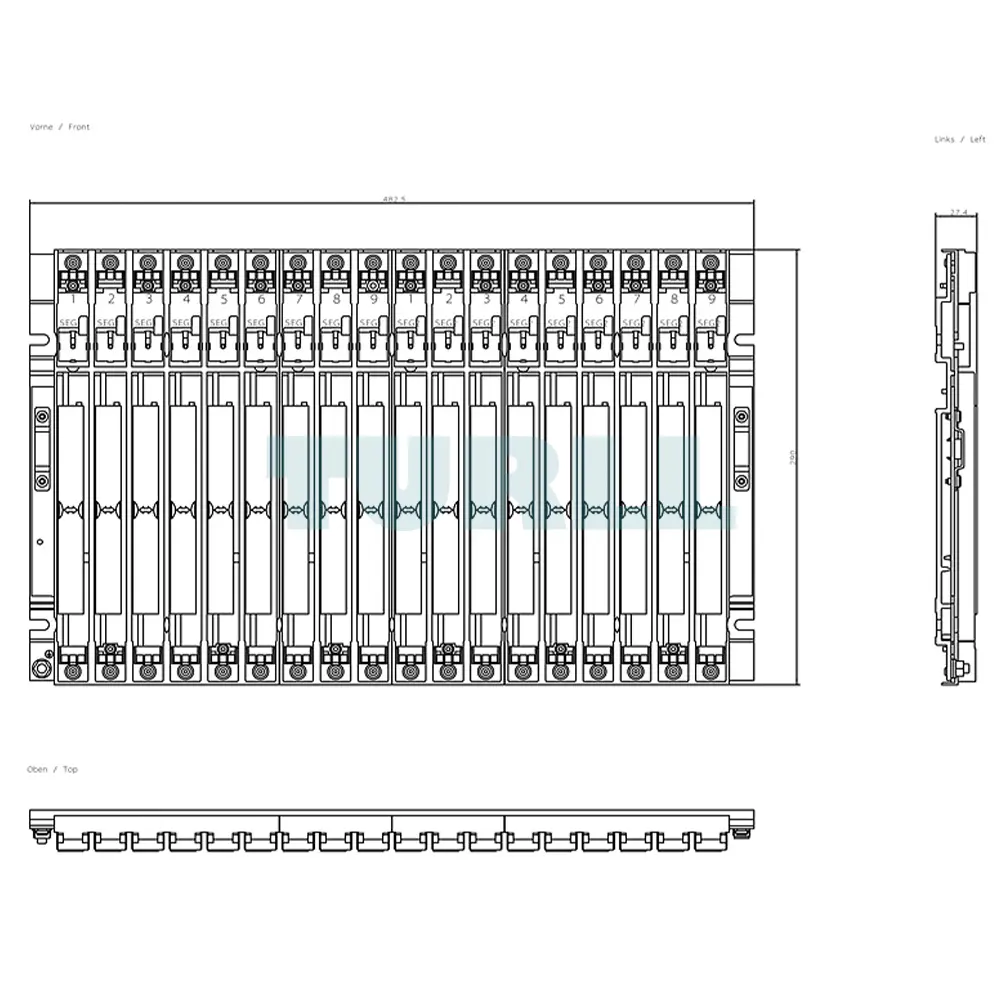 6ES7400-2JA10-0AA0 SIEMENS Exclusive SIMATIC S7-400 UR2-H Aluminum Dual 9-Slot Rack Original Brand New 2 6ES7400-2JA10-0AA0 SIEMENS SIMATIC S7-400 UR2-H Dual 9-Slot Aluminum Rack