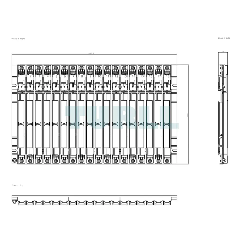6ES7403-1TA01-0AA0 SIEMENS Exclusive SIMATIC S7-400 ER1 Extension Rack 18-Slot Original Brand New 3 6ES7403-1TA01-0AA0 SIEMENS SIMATIC S7-400 ER1 Extension Rack 18-Slot