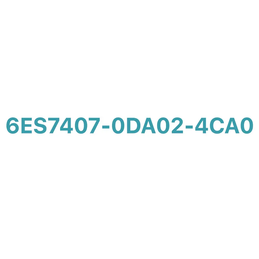 6ES7407-0DA02-4CA0 SIEMENS Exclusive SIMATIC S7-400 PS 407 Power Supply 4A Wide Range Original Brand New 3 6ES7407-0DA02-4CA0 SIEMENS SIMATIC S7-400 PS 407 Power Supply 4A