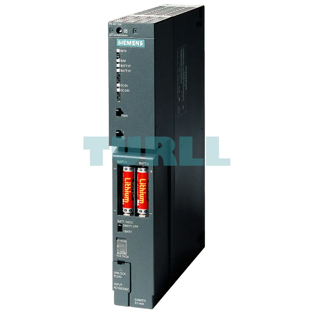 6ES7407-0KR02-4CA0 SIEMENS Exclusive SIMATIC S7-400 PS 407 10A Redundant Wide Range Power Supply Original Brand New 1 6ES7407-0KR02-4CA0 SIEMENS SIMATIC S7-400 PS 407 10A Redundant Wide Range Power Supply