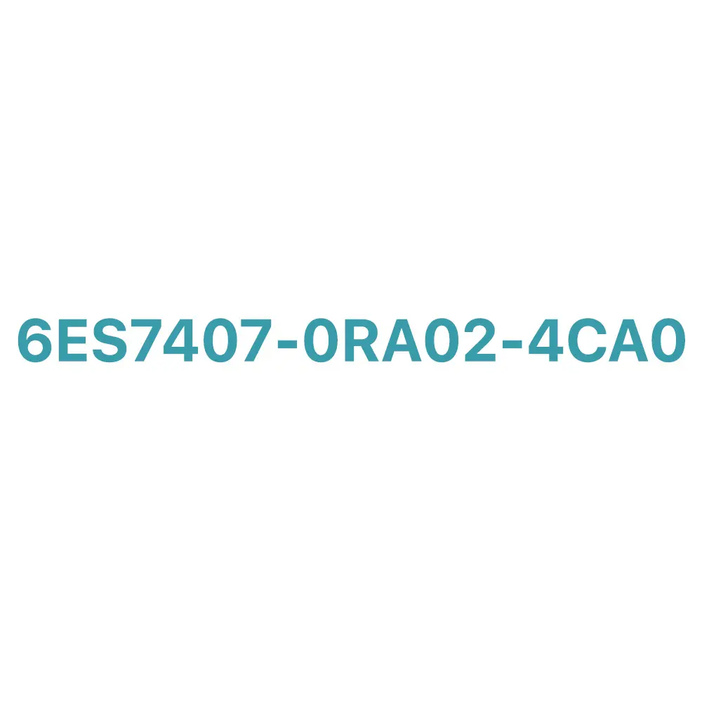 6ES7407-0RA02-4CA0 SIEMENS Exclusive SIMATIC S7-400 PS 407 20A Wide Range Power Supply Original Brand New 3 6ES7407-0RA02-4CA0 SIEMENS SIMATIC S7-400 PS 407 20A Wide Range Power Supply
